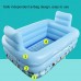 Bathtubs Freestanding Household Inflatable Blue Adult Double tub Thick Warm Folding (Color : Electric Pump  Size : 150cm) - B07H7JQ6HD